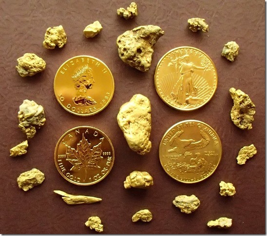 picture of gold found on the HeavyMetal II claim